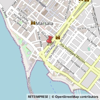 Mappa Via Edoardo Alagna, 108, 91025 Marsala, Trapani (Sicilia)
