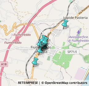 Mappa Via Guglielmo Oberdan, 95013 Fiumefreddo di Sicilia CT, Italia (0.485)