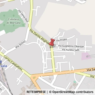 Mappa Via Circonvallazione dello Stadio,  35, 91025 Marsala, Trapani (Sicilia)