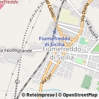 Map Fiumefreddo di Sicilia