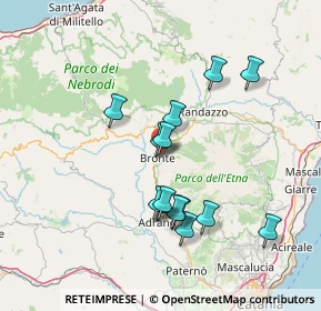 Mappa Via Achille Grandi, 95034 Bronte CT, Italia (14.71143)