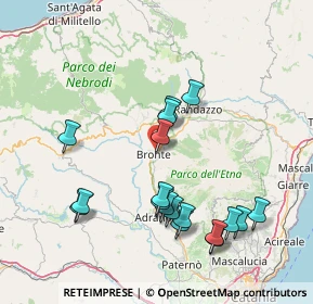 Mappa Via Achille Grandi, 95034 Bronte CT, Italia (17.92556)