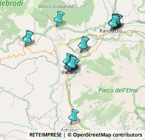 Mappa Via Achille Grandi, 95034 Bronte CT, Italia (8.1195)