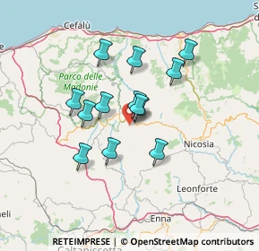 Mappa Unnamed Road, 90024 Gangi PA, Italia (11.88)