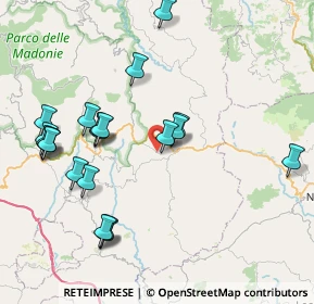 Mappa Unnamed Road, 90024 Gangi PA, Italia (9.571)