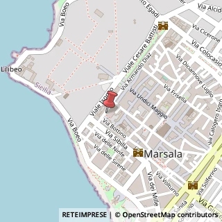 Mappa Via Armando Diaz, 99, 91025 Marsala, Trapani (Sicilia)