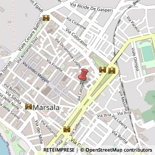 Mappa Via c. isgr? 52, 91025 Marsala, Trapani (Sicilia)