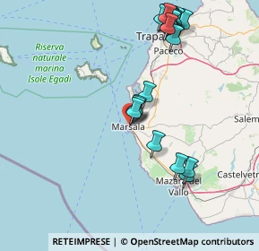 Mappa Vicolo Cavazza, 91025 Marsala TP, Italia (19.5985)