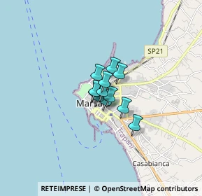 Mappa Vicolo Cavazza, 91025 Marsala TP, Italia (0.71667)