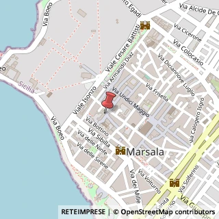 Mappa Piazza del Carmine, 91025 Marsala TP, Italia, 91025 Marsala, Trapani (Sicilia)