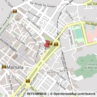 Mappa Piazza Castello, 4, 91025 Marsala, Trapani (Sicilia)