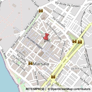 Mappa Via correale ludovico anselmi 13, 91025 Marsala, Trapani (Sicilia)