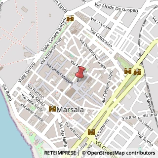 Mappa Via Vaccari, 6, 91025 Petrosino, Trapani (Sicilia)
