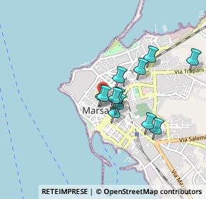 Mappa Via Vaccari, 91025 Marsala TP, Italia (0.72917)