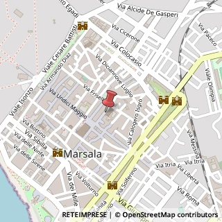 Mappa Via Mario Rapisardi, 5, 91025 Marsala, Trapani (Sicilia)