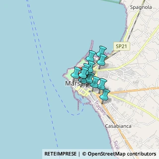 Mappa Via Vincenzo Pipitone, 91025 Marsala TP, Italia (0.91833)