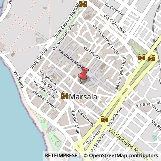 Mappa Via Giuseppe Garraffa, 57, 91025 Marsala, Trapani (Sicilia)