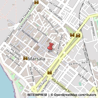 Mappa Via XI Maggio, 136, 91025 Marsala, Trapani (Sicilia)