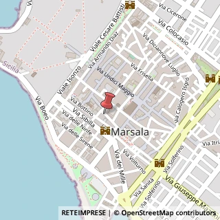 Mappa Via Rubino, 8, 91025 Marsala, Trapani (Sicilia)