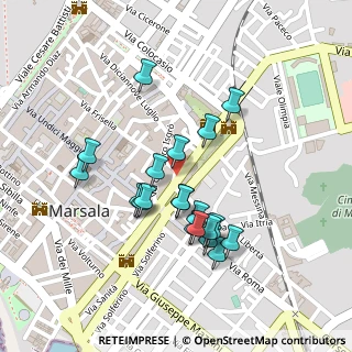Mappa Via Dagotti, 91025 Marsala TP, Italia (0.229)