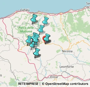 Mappa Via Occidentale, 90024 Gangi PA, Italia (10.2185)