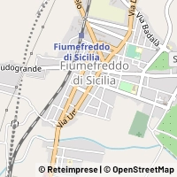 Map Fiumefreddo di Sicilia