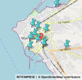 Mappa Via Selinunte, 91025 Marsala TP, Italia (0.73091)