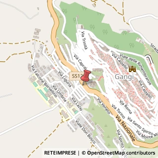 Mappa Via Nazionale, 60, 90024 Gangi, Palermo (Sicilia)