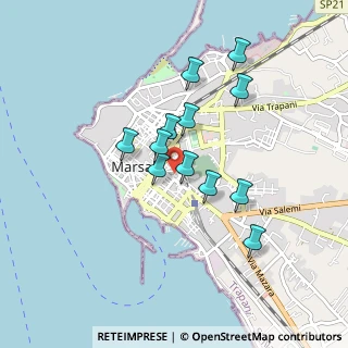 Mappa Via Itria angolo, 91025 Marsala TP, Italia (0.805)