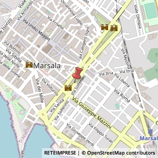 Mappa Via Stefano Bilardello, 64, 91025 Marsala, Trapani (Sicilia)