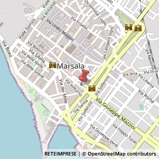 Mappa Piazza del Popolo, 32, 91025 Marsala, Trapani (Sicilia)