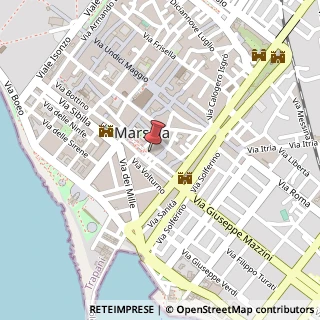 Mappa Piazza del popolo, 3/B, 91025 Marsala, Trapani (Sicilia)