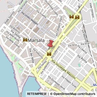 Mappa Via Edoardo Alagna, 62, 91025 Marsala, Trapani (Sicilia)