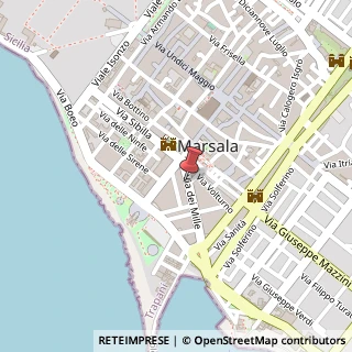 Mappa Via dei Mille, 28, 91025 Marsala, Trapani (Sicilia)
