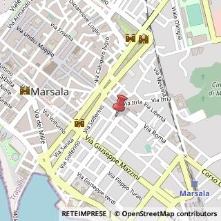Mappa Via Mario Nuccio, 10-12, 91025 Marsala, Trapani (Sicilia)