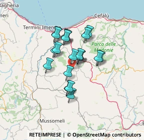 Mappa SP53, 90022 Caltavuturo PA, Italia (10.961)