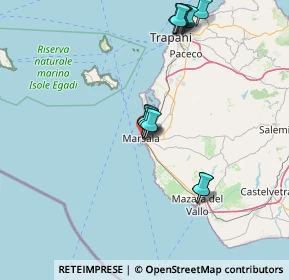 Mappa Via Augusto Elia, 91025 Marsala TP, Italia (16.9725)