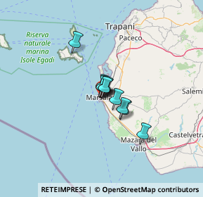 Mappa Via Augusto Elia, 91025 Marsala TP, Italia (6.13)