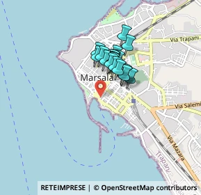 Mappa Piazza Piemonte e Lombardo, 91025 Marsala TP, Italia (0.6255)