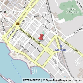 Mappa Via San Domenico Savio, 24, 91025 Marsala, Trapani (Sicilia)