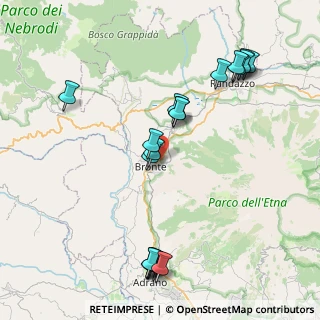 Mappa Via Giudice Falcone, 95034 Bronte CT, Italia (10.5195)
