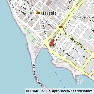 Mappa Piazza Piemonte e Lombardo, 24, 91025 Marsala, Trapani (Sicilia)