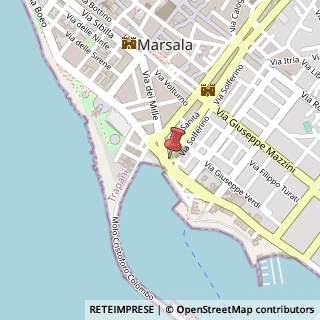 Mappa Via Stefano Bilardello, 144, 91025 Marsala, Trapani (Sicilia)
