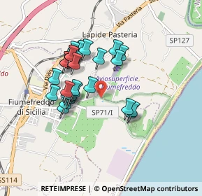 Mappa Contrada Testafiume, 95013 Fiumefreddo di Sicilia CT, Italia (0.83214)