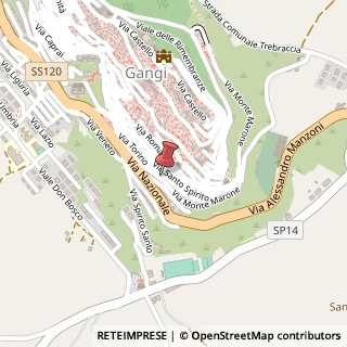 Mappa Via Monte Marone, 23, 90024 Gangi, Palermo (Sicilia)