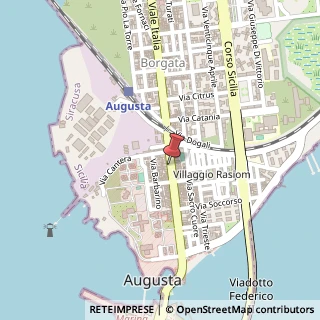 Mappa Via Giovanni Lavaggi, 126, 96011 Augusta SR, Italia, 96011 Augusta, Siracusa (Sicilia)