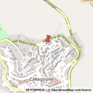 Mappa Via Regina Elena, 19, 95041 Caltagirone, Catania (Sicilia)