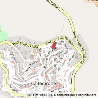 Mappa Via Santissimo Salvatore, 97, 95041 Caltagirone, Catania (Sicilia)