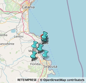 Mappa Via Giacomo Matteotti, 96011 Augusta SR, Italia (9.23846)