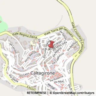 Mappa Via Vespri, 20, 95041 Caltagirone, Catania (Sicilia)